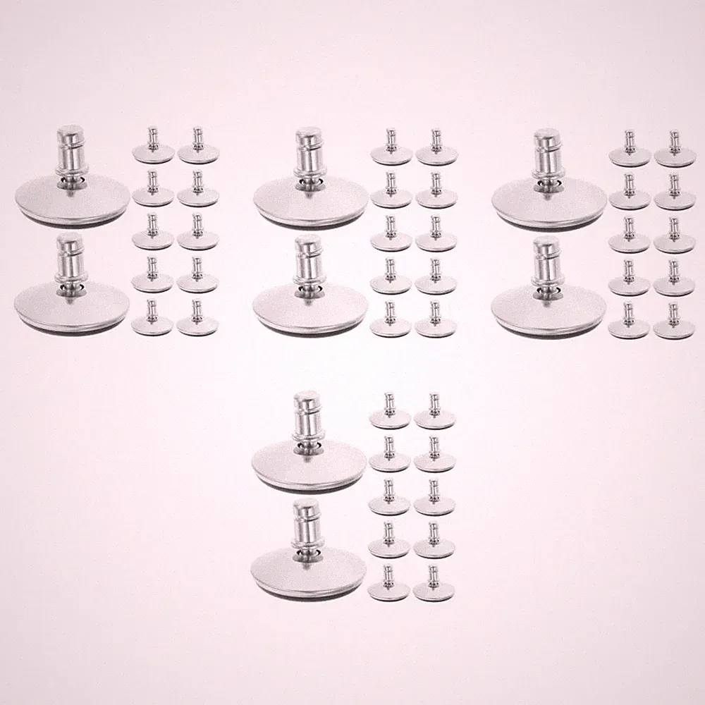 12 Pcs Furniture Levelers Leveling Feet Bell Glides Chair Risers