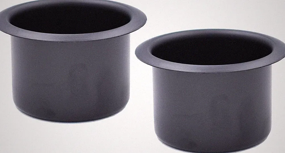 metal recliner handle cup holder insert